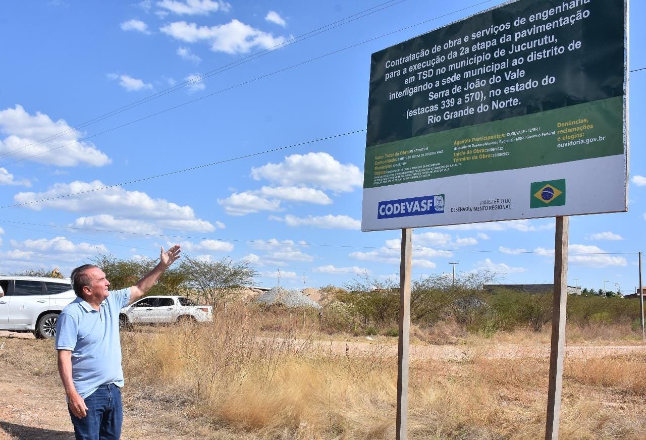 RETOMADA DAS OBRAS DA ESTRADA SERRA DE JOÃO DO VALE: JUCURUTU/TRIUNFO POTIGUAR