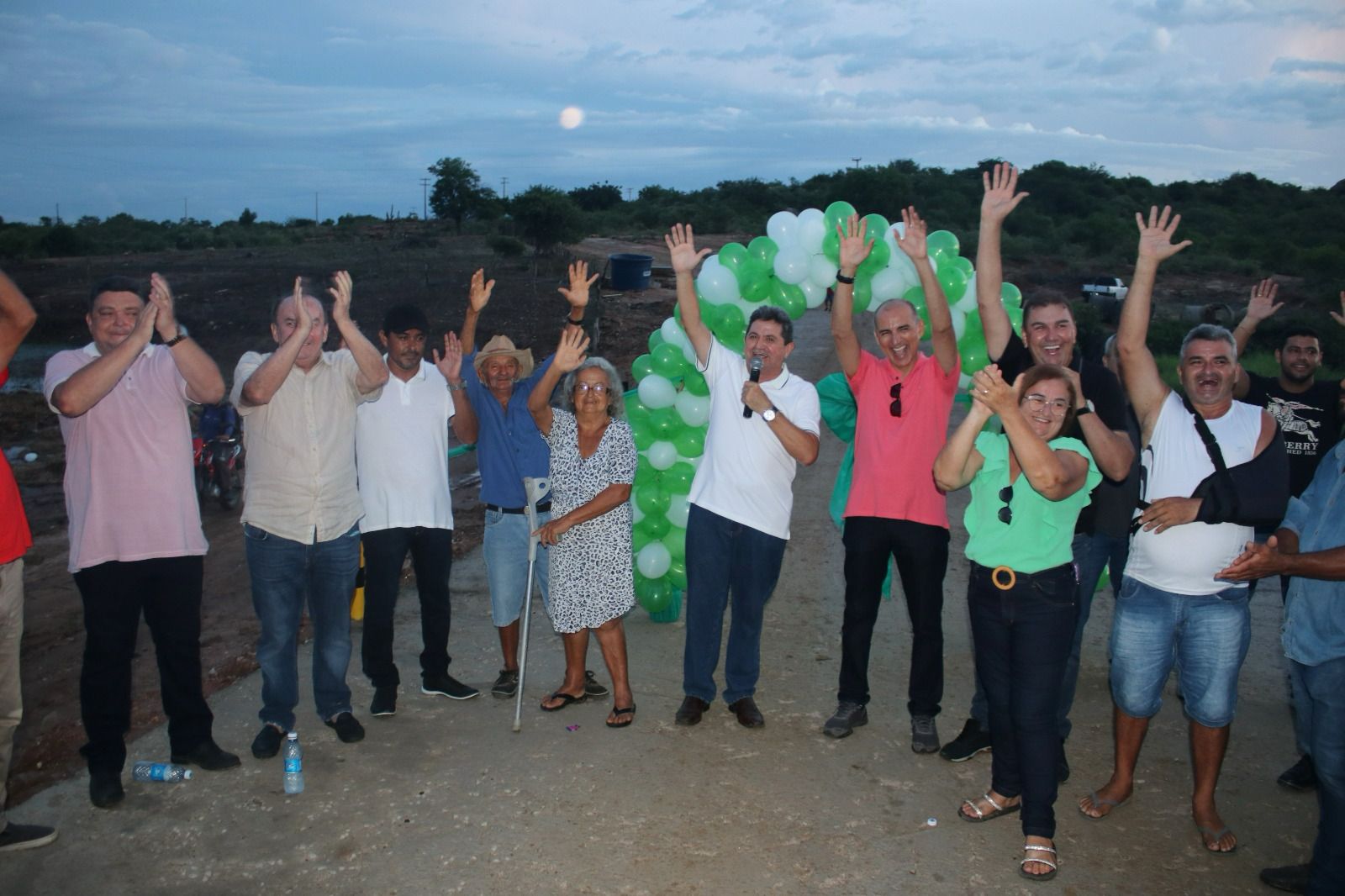 Inauguração de passagem molhada na comunidade Caiana (Campo Grande)