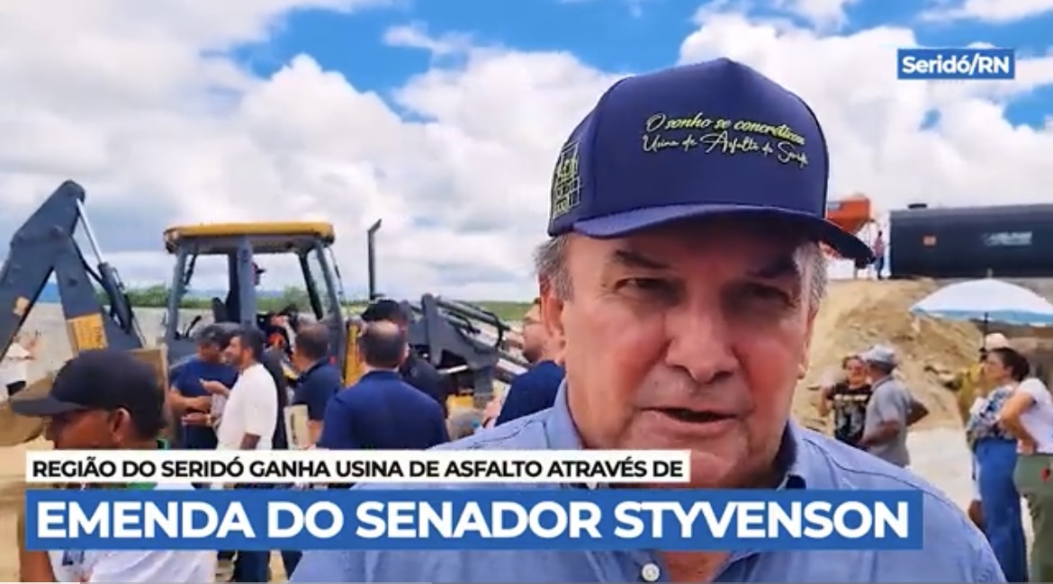 Nelter Queiroz propõe federalização de trechos rodoviários durante inauguração da usina de asfalto no Seridó