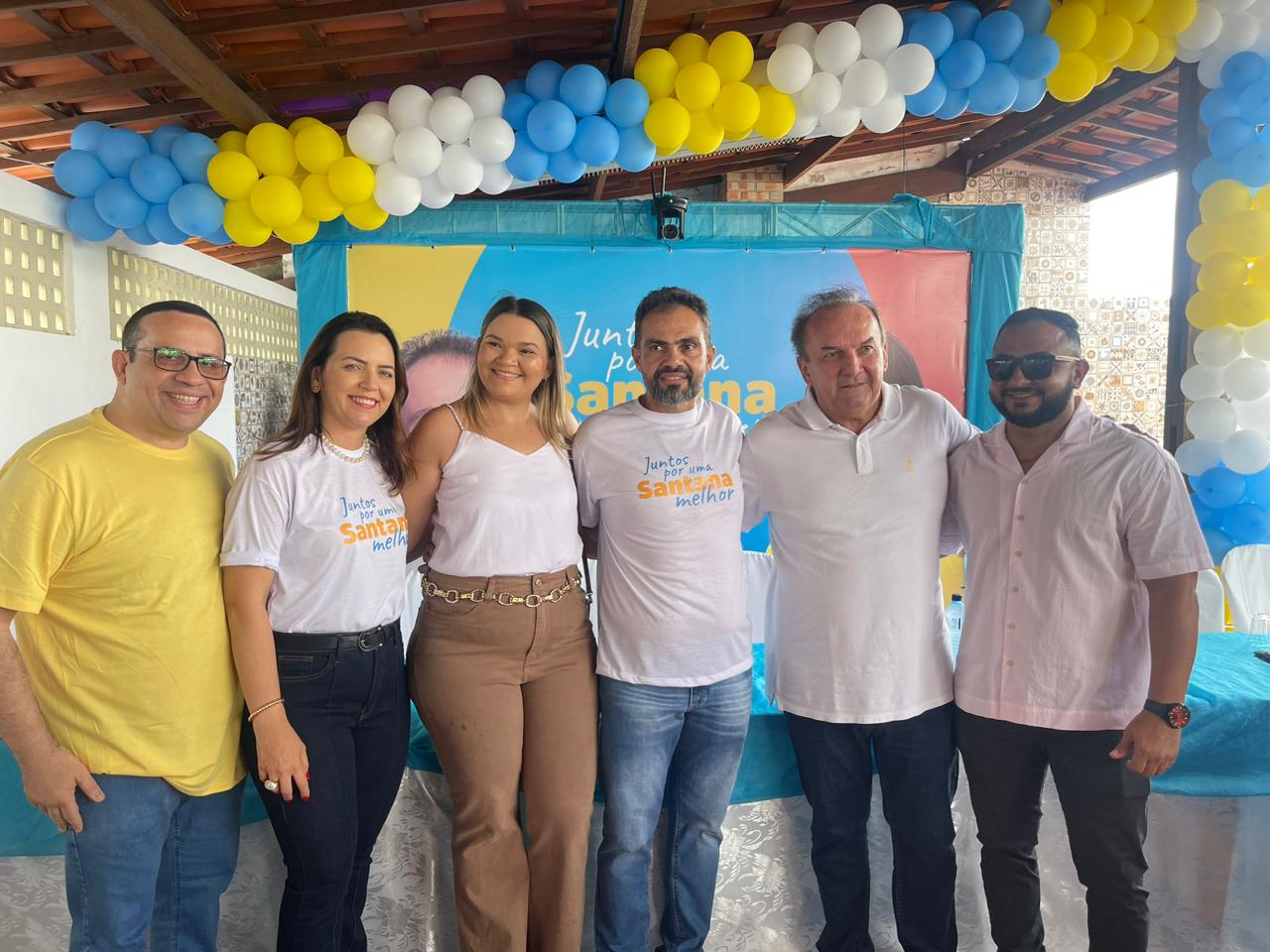 LANÇAMENTO DAS PRÉ-CANDIDATURAS DE CLAYTON E IONALLE EM SANTANA DO MATOS