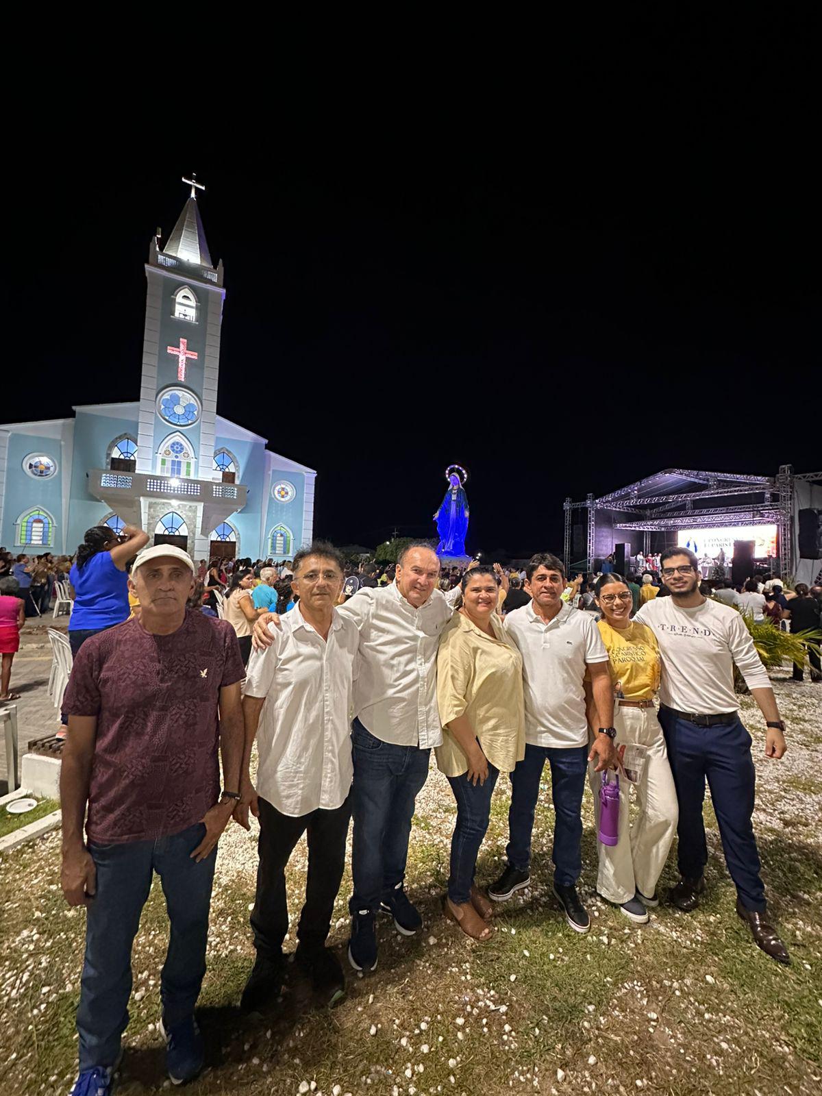 Nelter Queiroz participa das comemorações pelos 25 anos da instalação da Paróquia de Nossa Senhora das Graças em Afonso Bezerra